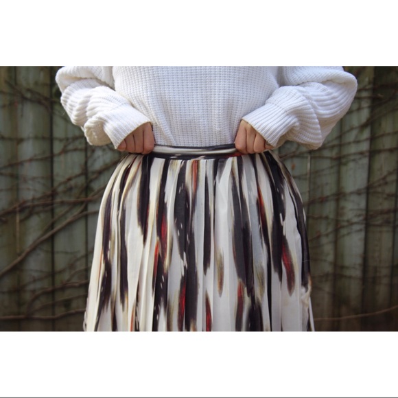 Midi Patterned Skirt - Banana Republic - Picture 2 of 4